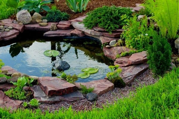 Rocks for garden ponds
